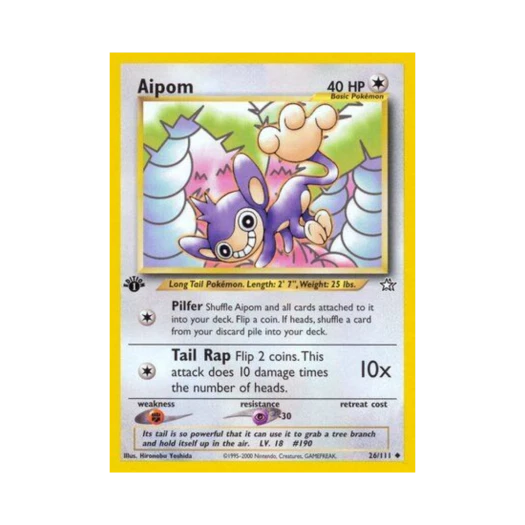포켓몬 TCG 에이팜 U 네오 제네시스 (영문판)