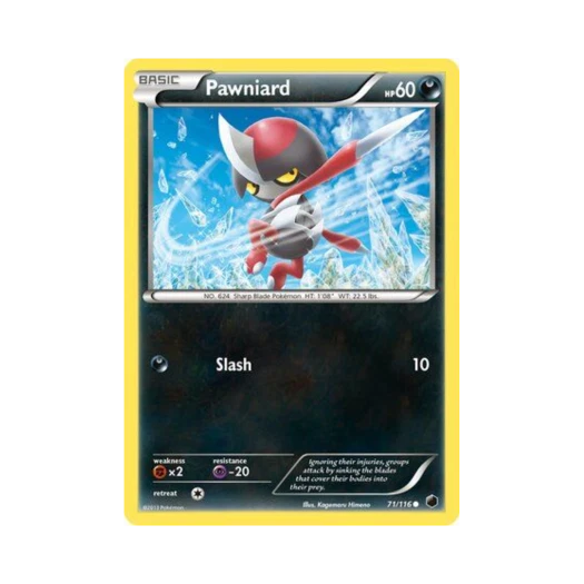 Pokemon TCG Pawniard C Plasma Freeze (English Ver.)