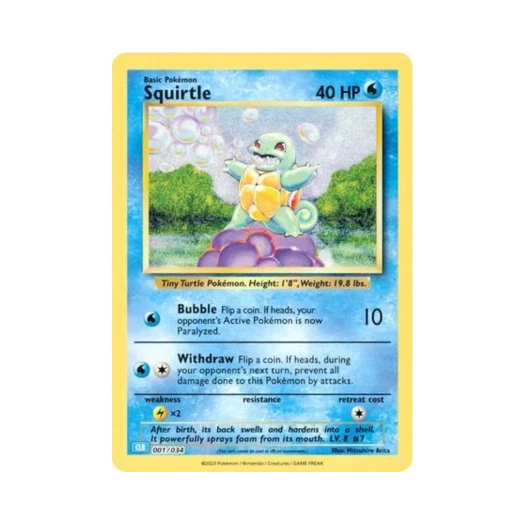 포켓몬 TCG 꼬부기 포켓몬 TCG 클래식 (영문판)