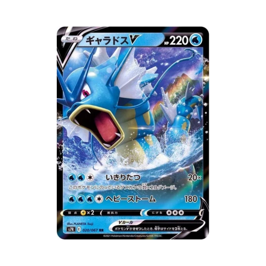 Pokemon TCG Gyarados V RR Blue Sky Stream (Japanese Ver.)