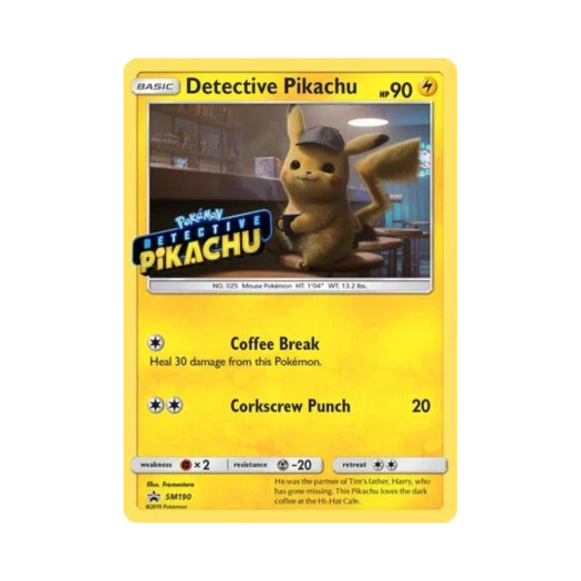 Pokemon TCG Detective Pikachu P Sun & Moon Promos (English Ver.)