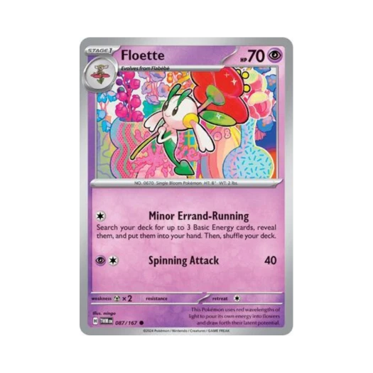Pokemon TCG Floette C Twilight Masquerade (English Ver.)