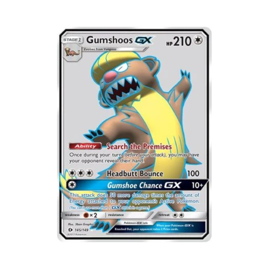 포켓몬 TCG 형사구스 GX RU 썬 & 문 (영문판)