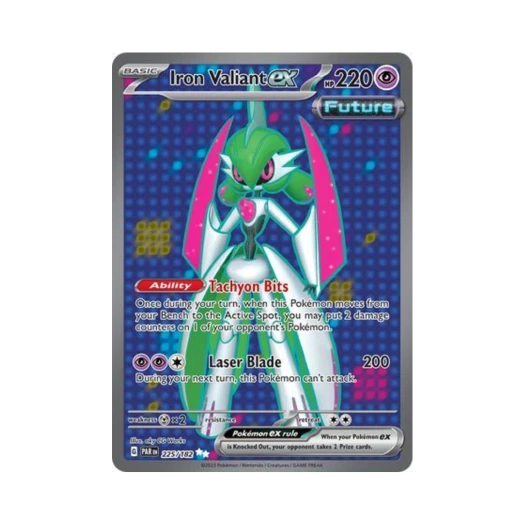 포켓몬 TCG 무쇠무인 ex UR 파라독스 리프트 (영문판)