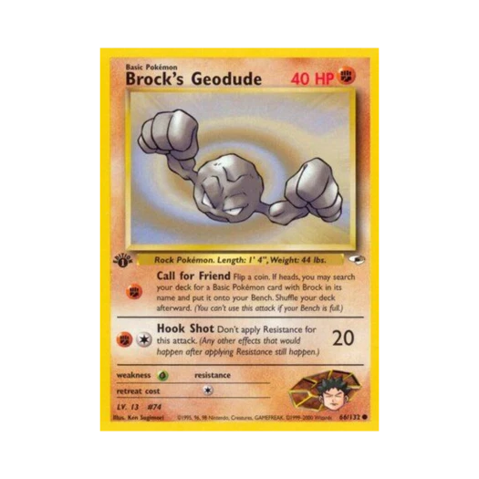 포켓몬 TCG 웅의 꼬마돌 C 짐 히어로즈 (영문판)