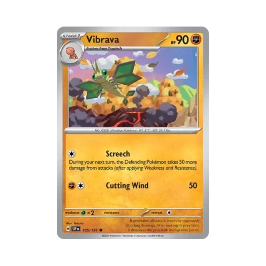 포켓몬 TCG 비브라바 C 서징 스파크 (영문판)