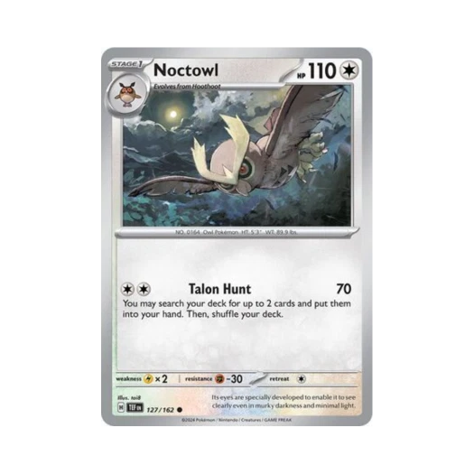 포켓몬 TCG 야부엉 C 템포럴 포시스 (영문판)