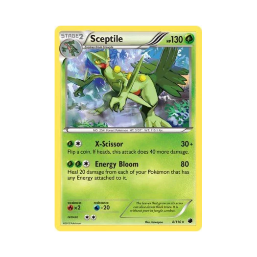 Pokemon TCG Sceptile RH Plasma Freeze (English Ver.)