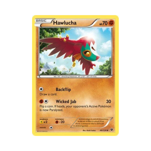 Pokemon TCG Hawlucha U Fates Collide (English Ver.)