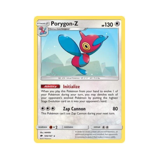 포켓몬 TCG 폴리곤 Z RH 버닝 쉐도우 (영문판)