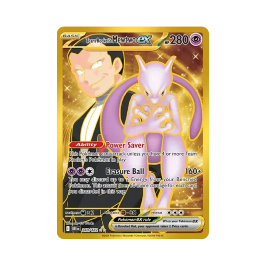 Pokemon TCG Team Rocket's Mewtwo ex HR Destined Rivals (English Ver.)