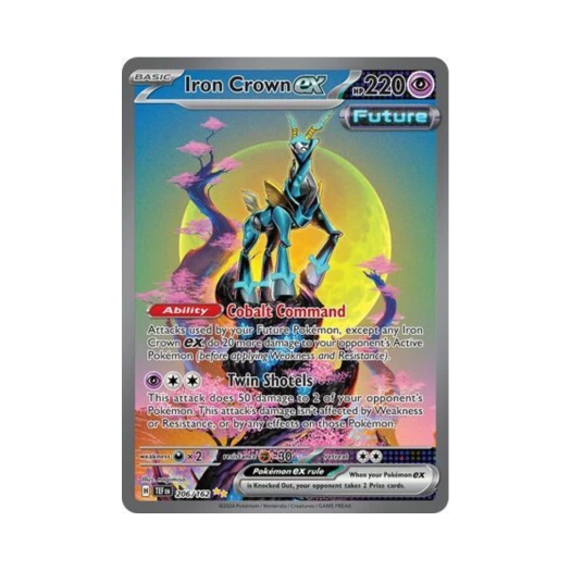 포켓몬 TCG 무쇠감투 ex SIR 템포럴 포시스 (영문판)