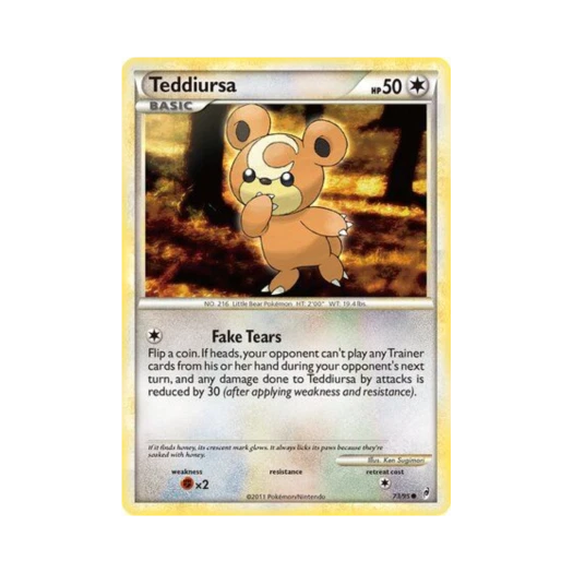 포켓몬 TCG 깜지곰 C 콜 오브 레전즈 (영문판)