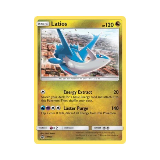 Pokemon TCG Latios P Sun & Moon Promos (English Ver.)