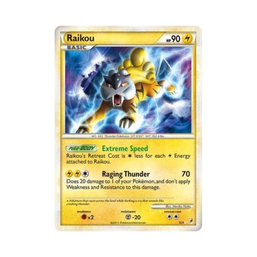 Pokemon TCG Raikou RH Call of Legends (English Ver.)