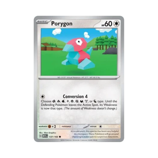 Pokemon TCG Porygon C Scarlet & Violet 151 (English Ver.)