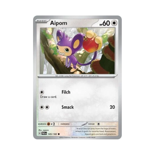 Pokemon TCG Aipom C Paradox Rift (English Ver.)
