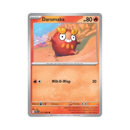 Pokemon TCG Darumaka C Black Bolt (English Ver.)