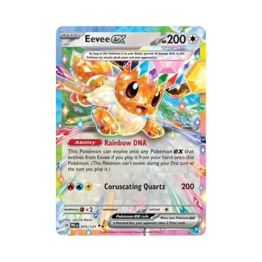 Pokemon TCG Eevee ex DR Prismatic Evolutions (English Ver.)