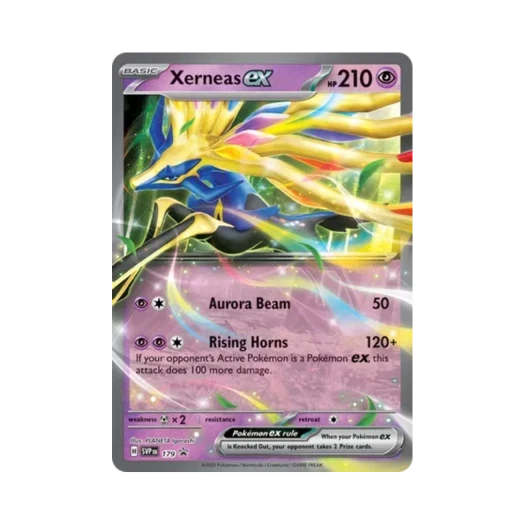 포켓몬 TCG 제르네아스 ex P 스칼렛 & 바이올렛 프로모 카드 (영문판)