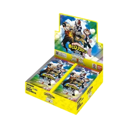 Union Arena TCG Booster Pack My Hero Academia Vol.2 Box (Pack of 16/Japanese Ver.)