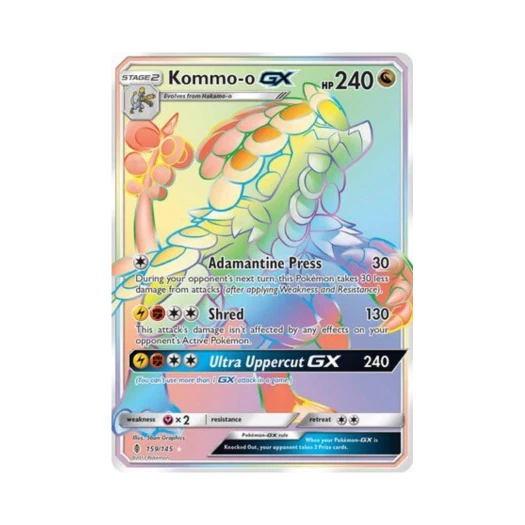 Pokemon TCG Kommo o GX RR Guardians Rising (English Ver.)