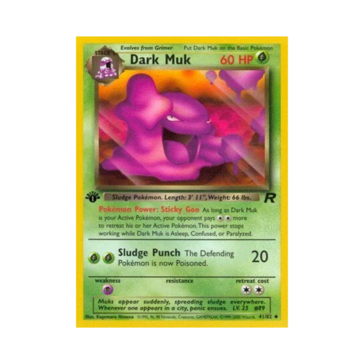 포켓몬 TCG 다크 질뻐기 U 로켓단 (영문판)