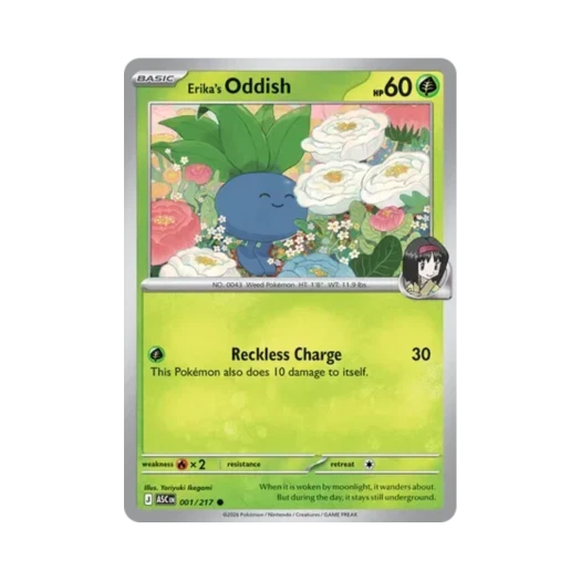 포켓몬 TCG 민화의 뚜벅쵸 C 메가 에볼루션 어센드 히어로즈 (영문판)