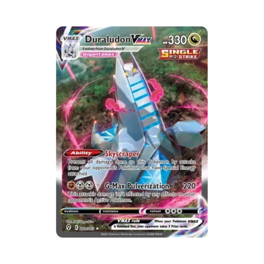 포켓몬 TCG 두랄루돈 VMAX RR 이볼빙 스카이즈 (영문판)