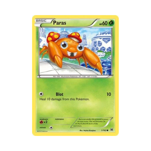 포켓몬 TCG 파라스 C 브레이크스루 (영문판)