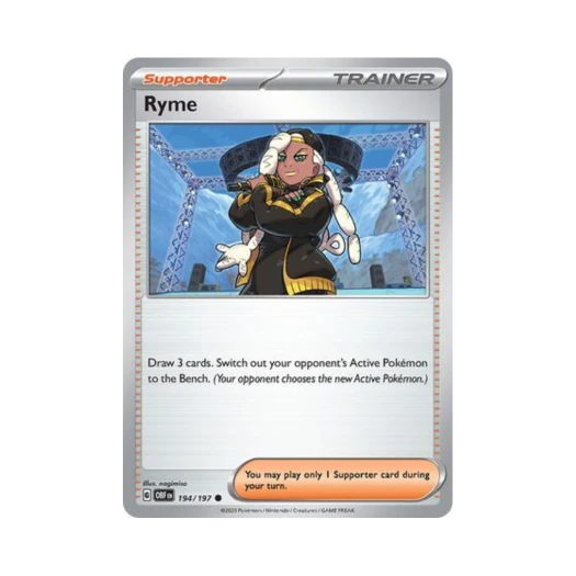 포켓몬 TCG 라임 C 옵시디언 플레임즈 (영문판)