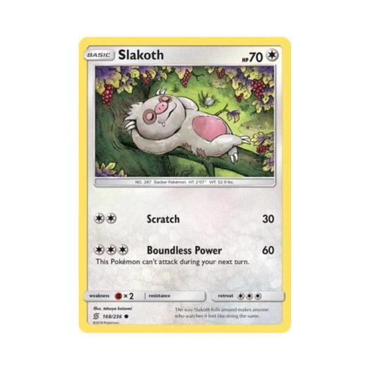 Pokemon TCG Slakoth C Unified Minds (English Ver.)