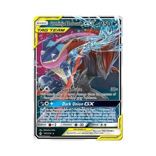 Pokemon TCG Greninja & Zoroark GX RHG Unbroken Bonds (English Ver.)