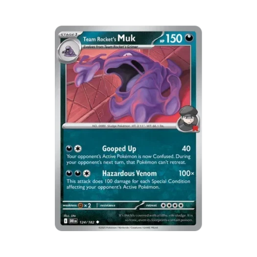 포켓몬 TCG 로켓단의 질뻐기 U 데스티니드 라이벌스 (영문판)