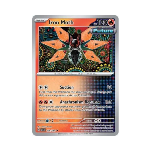 포켓몬 TCG 무쇠독나방 U 슈라우디드 페이블 (영문판) 카드 이미지