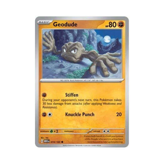 Pokemon TCG Geodude C Scarlet & Violet 151 (English Ver.)