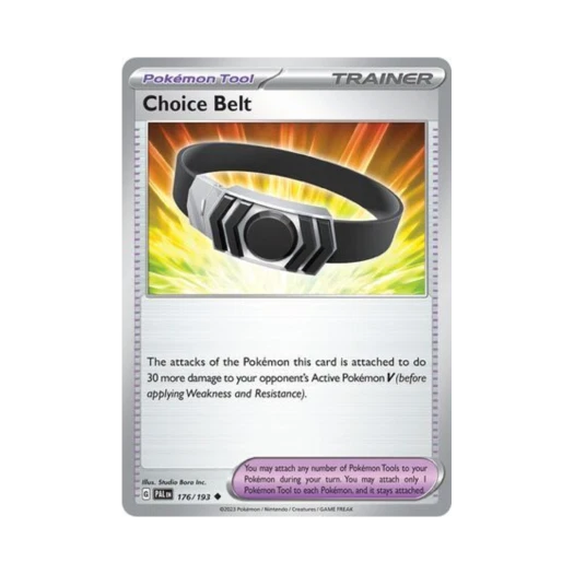 Pokemon TCG Choice Belt U Paldea Evolved (English Ver.)