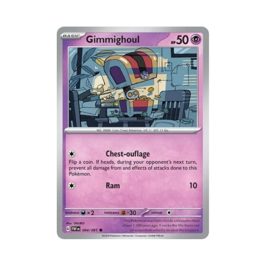 Pokemon TCG Gimmighoul C Paldean Fates (English Ver.)