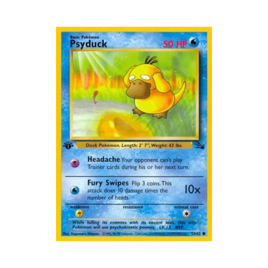포켓몬 TCG 고라파덕 C 포실 (영문판)