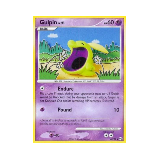 Pokemon TCG Gulpin U Arceus (English Ver.)