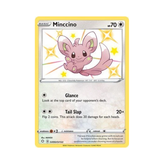 Pokemon TCG Minccino RS Shining Fates (English Ver.)