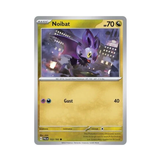 Pokemon TCG Noibat C Paldea Evolved (English Ver.)