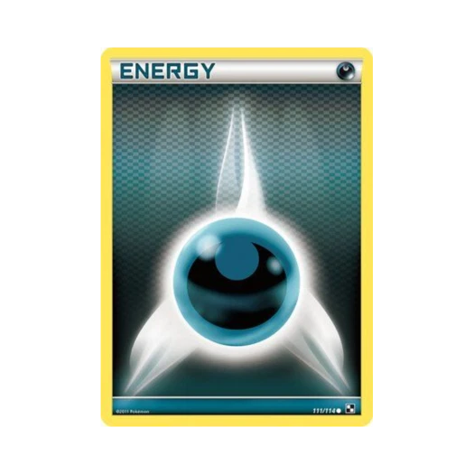 포켓몬 TCG 기본 악 에너지 C 블랙 & 화이트 (영문판)