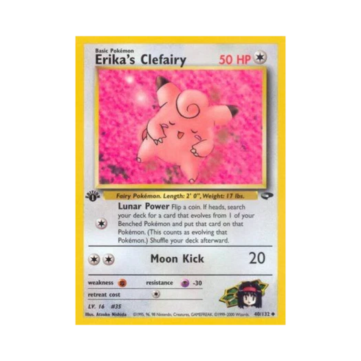 Pokemon TCG Erika's Clefairy U Gym Challenge (English Ver.)