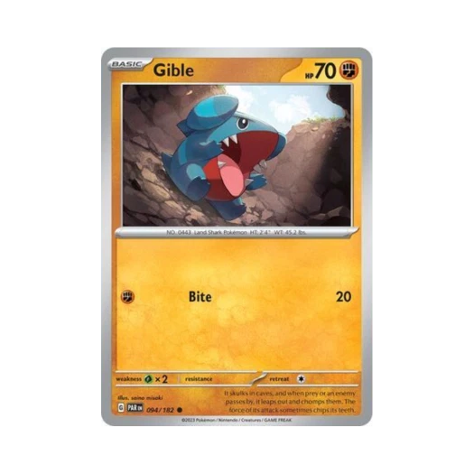포켓몬 TCG 딥상어동 C 파라독스 리프트 (영문판) 카드 이미지