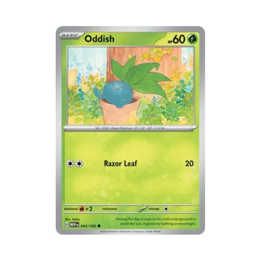 Pokemon TCG Oddish C Scarlet & Violet 151 (English Ver.)
