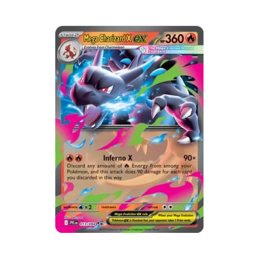 Pokemon TCG Mega Charizard X ex DR Phantasmal Flames (English Ver.)