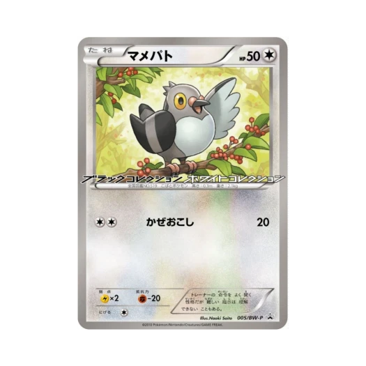 포켓몬 TCG 콩둘기 P 블랙 & 화이트 프로모카드 (일어판)