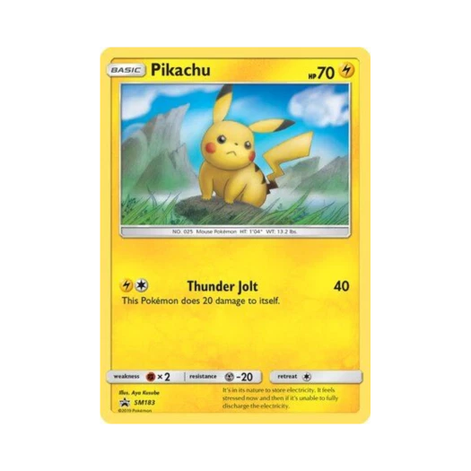 Pokemon TCG Pikachu P Sun & Moon Promos (English Ver.)