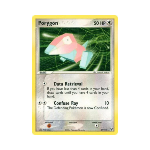 포켓몬 TCG 폴리곤 U EX 파이어레드 & 리프그린 (영문판)